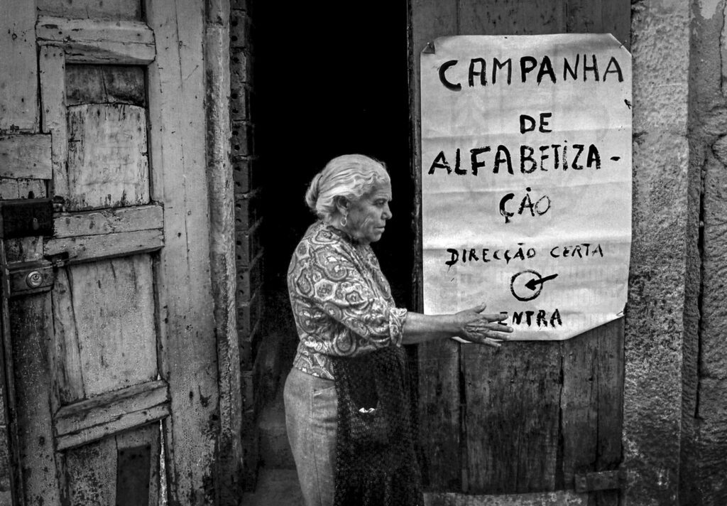 Campanha de alfabetização. Foto de Alfredo Cunha.